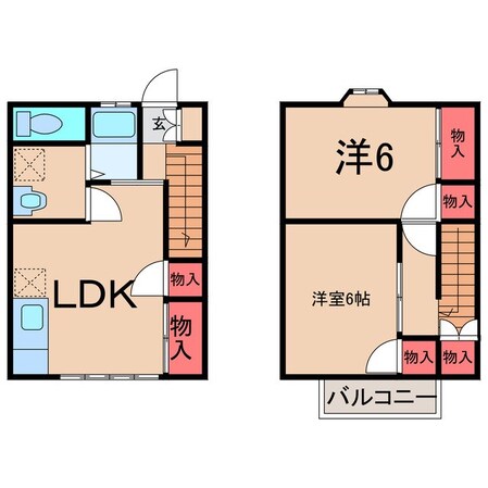 フローレスさくらの物件間取画像